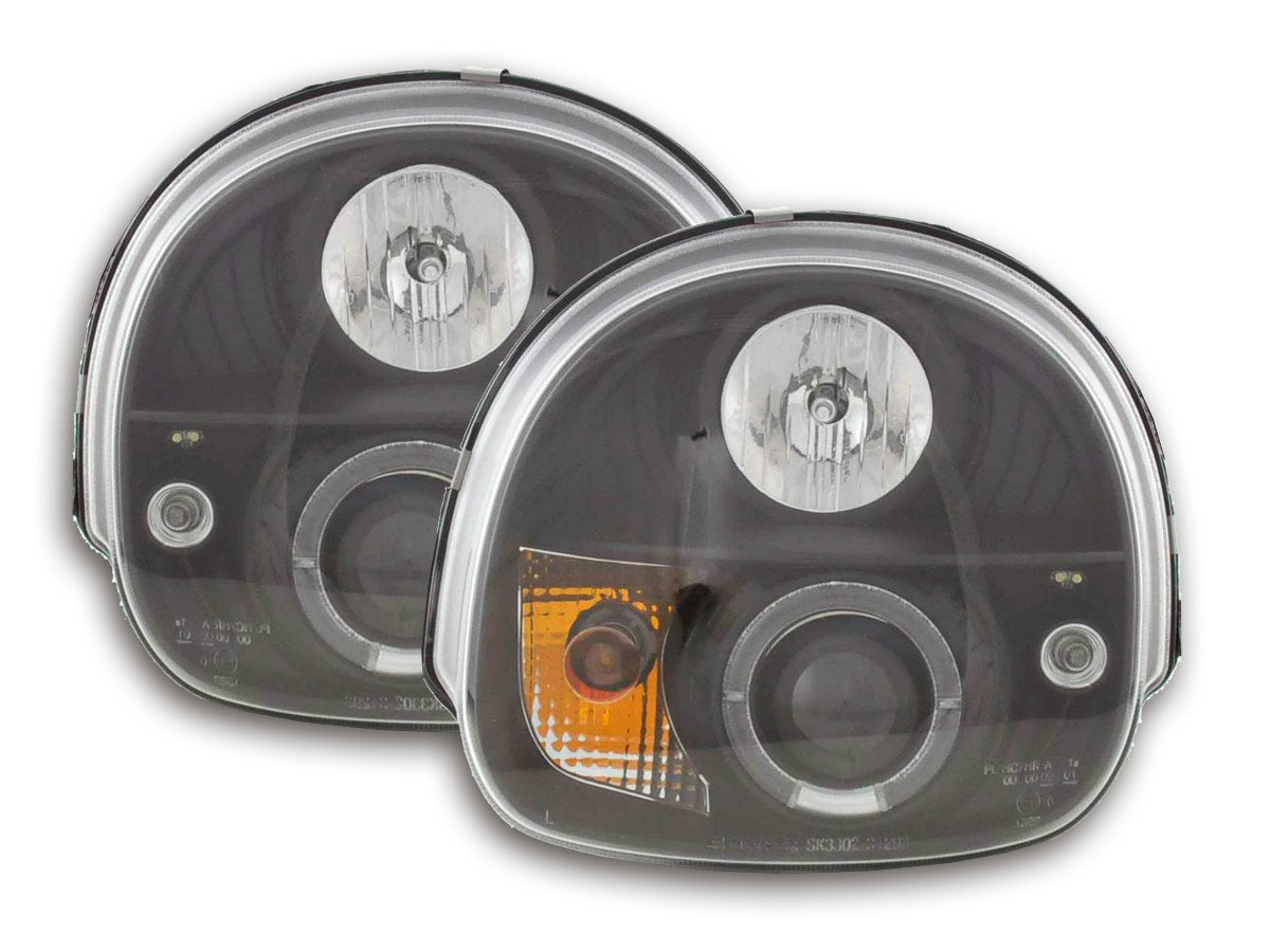 Scheinwerfer Set Renault Twingo 93-00 schwarz Scheinwerfer Set Renault Twingo 93-00 schwarz